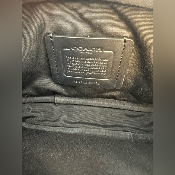 Coach Mini Edge Double Pouch Crossbody With Coach Patch - Picture 6 of 6